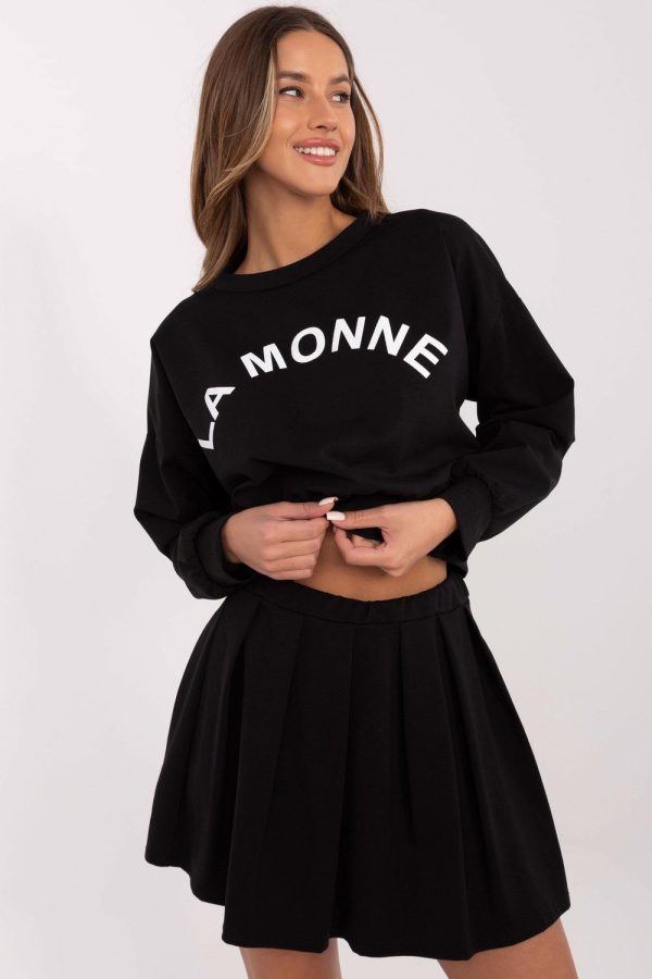 black Set model 209704 Italy Moda