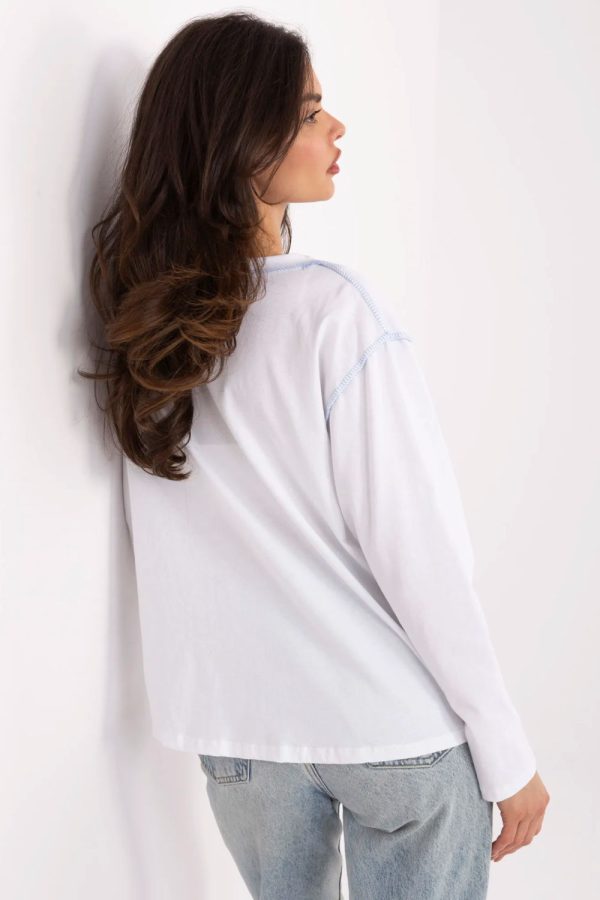 blue Blouse model 209706 Italy Moda