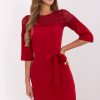 Red Cocktail Dress in Formal Dresses, Cocktail Dresses with Cotton, Spandex and Polyester