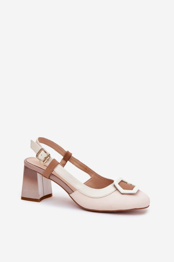 beige Heel sandals model 209777 Step in style