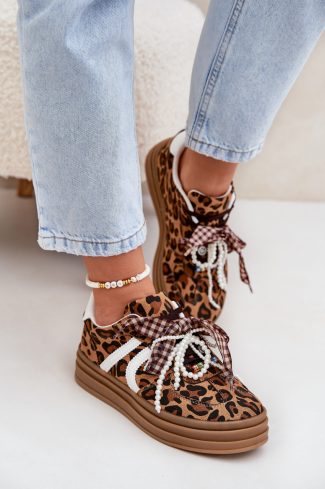 brown Sport Shoes model 209804 Step in style