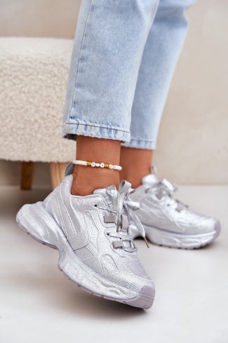 1067879 grey Platform sneakers model 209813 Step in style