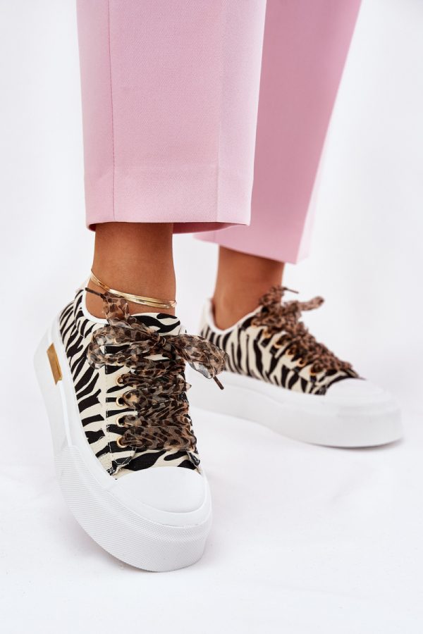 Black Sneakers in Women`s Athletic Shoes, Trainers, Sneakers with Fabric, Footbed, Upper Height and Platform Height