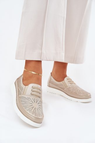 1067900 yellow Half shoes model 209820 Step in style