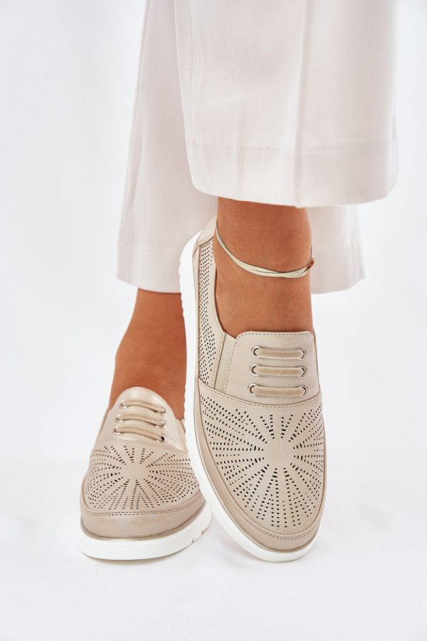 yellow Half shoes model 209820 Step in style
