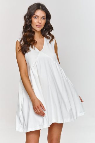 beige Daydress model 209570 Makadamia