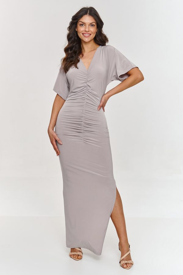 beige Daydress model 209583 Makadamia
