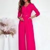 Pink Suit in Playsuits For Women with Cotton, Spandex and Polyester