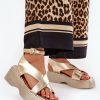 1068261.jpg Yellow Platform Sandals in Sandals & Flip-Flops For Women with Fabric, Footbed, Heel Height and Platform Height