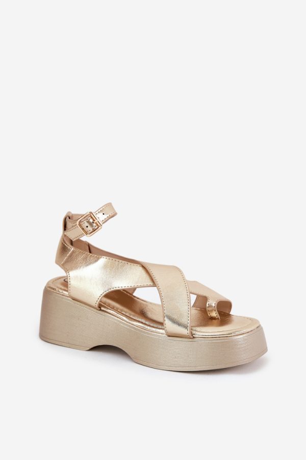 Yellow Platform Sandals in Sandals & Flip-Flops For Women with Fabric, Footbed, Heel Height and Platform Height