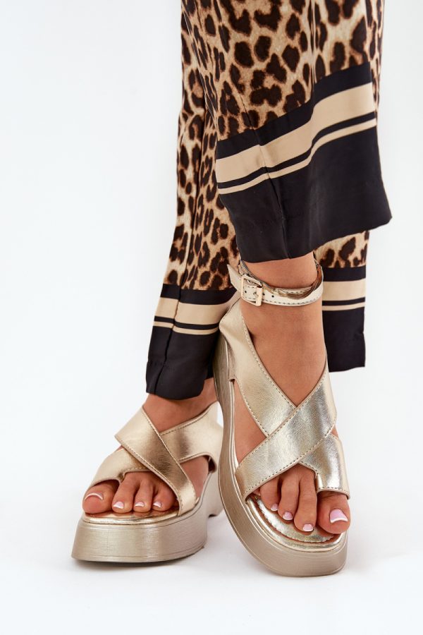 Yellow Platform Sandals in Sandals & Flip-Flops For Women with Fabric, Footbed, Heel Height and Platform Height