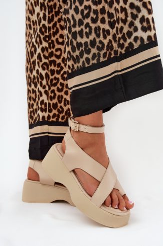 beige Sandals model 209890 Step in style