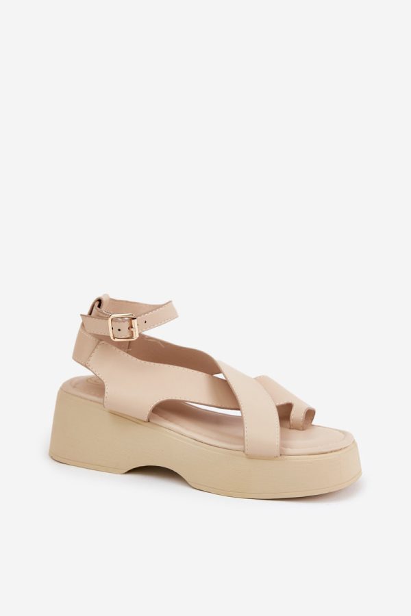 beige Sandals model 209890 Step in style