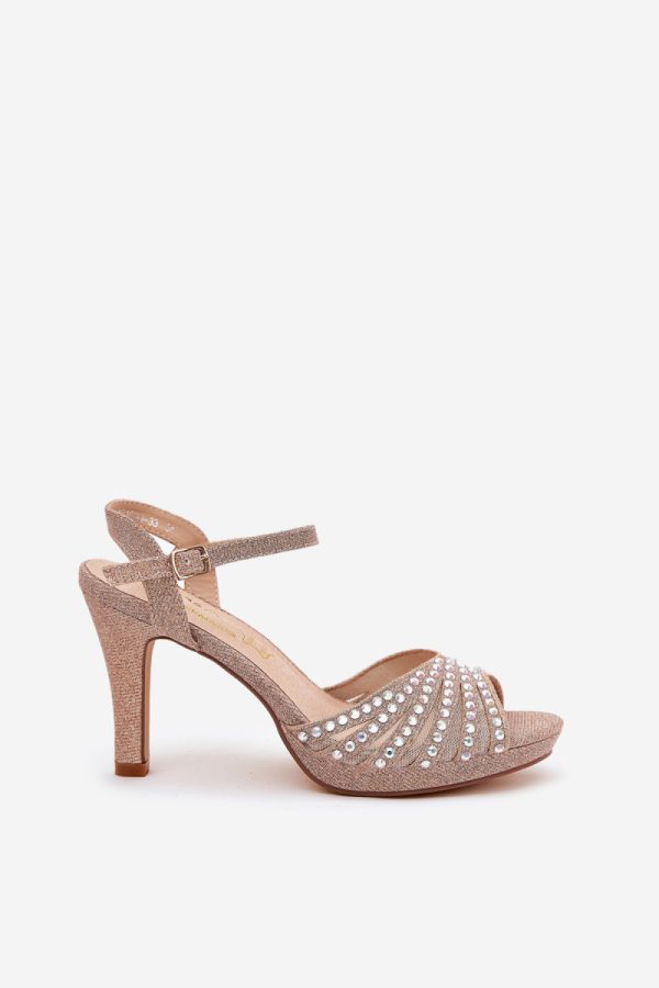 pink Heel sandals model 209927 Step in style