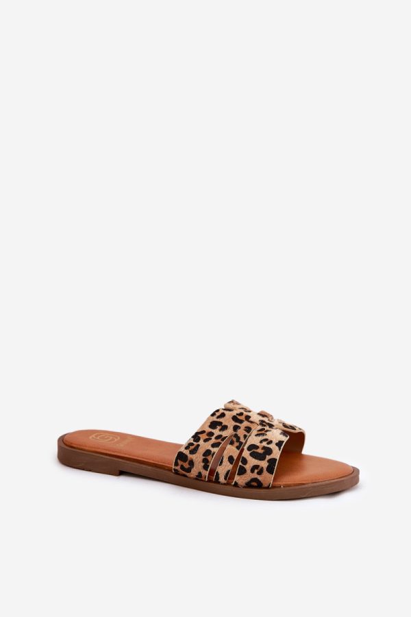 Brown Flip-flops in Sandals & Flip-Flops For Women with Fabric, Footbed and Heel Height