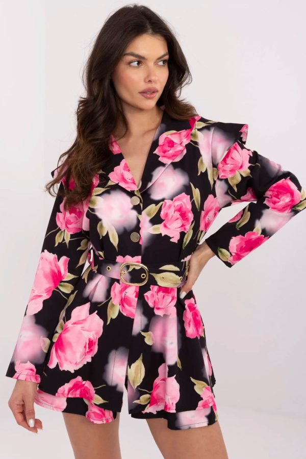 Multicolor Suit in Playsuits For Women with Polyester and Viscose