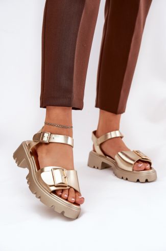 yellow Sandals model 210051 Step in style