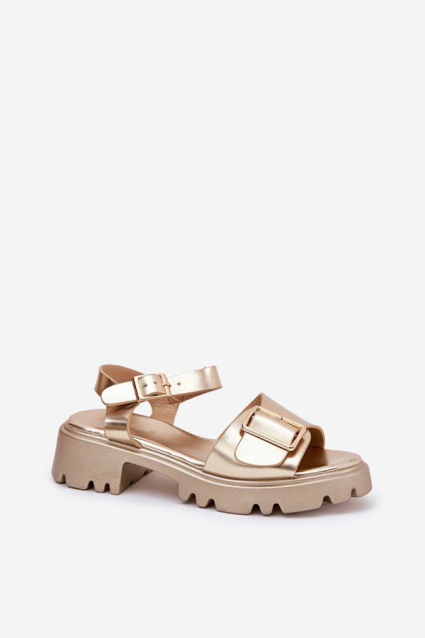 yellow Sandals model 210051 Step in style
