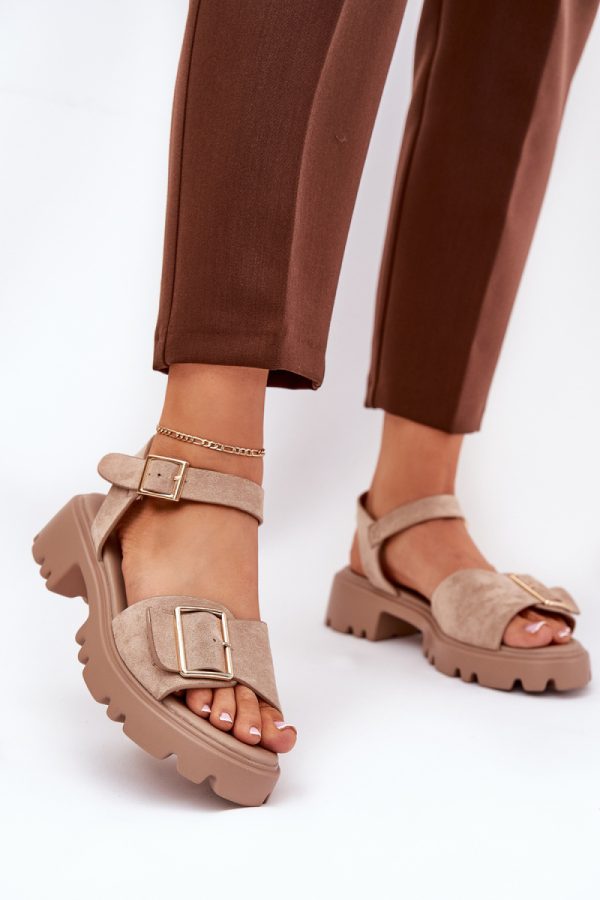 Beige Sandals