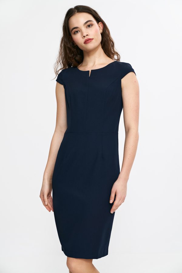 navy blue Daydress model 210069 Nife