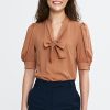 brown Blouse model 210078 Nife