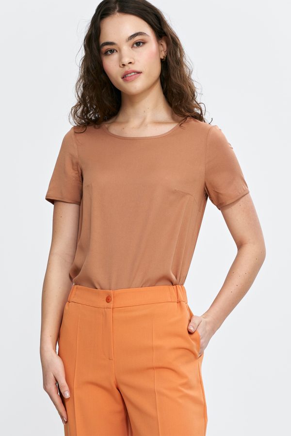 brown Blouse model 210089 Nife