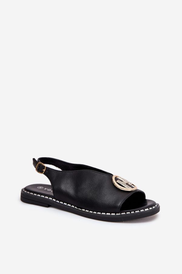 black Sandals model 210130 Step in style