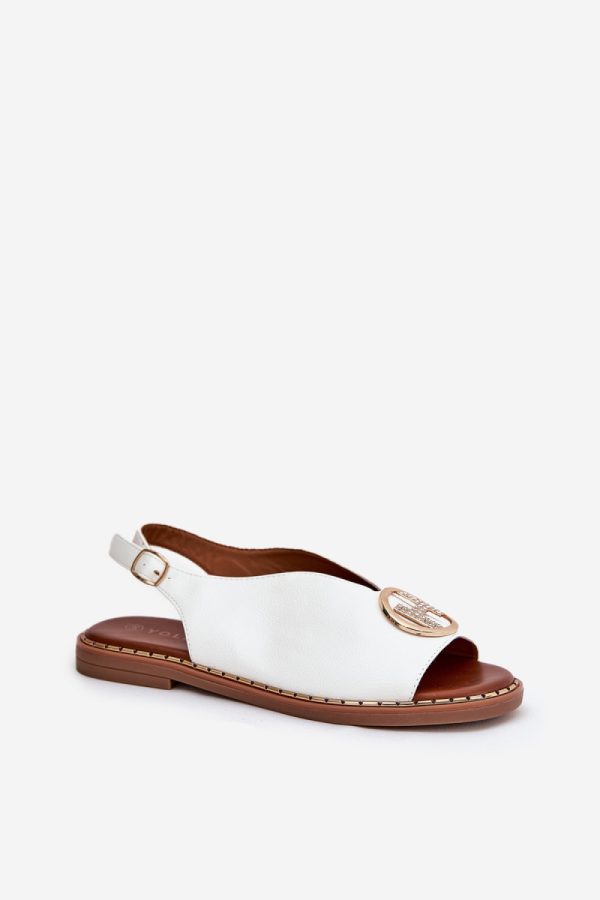 white Sandals model 210131 Step in style