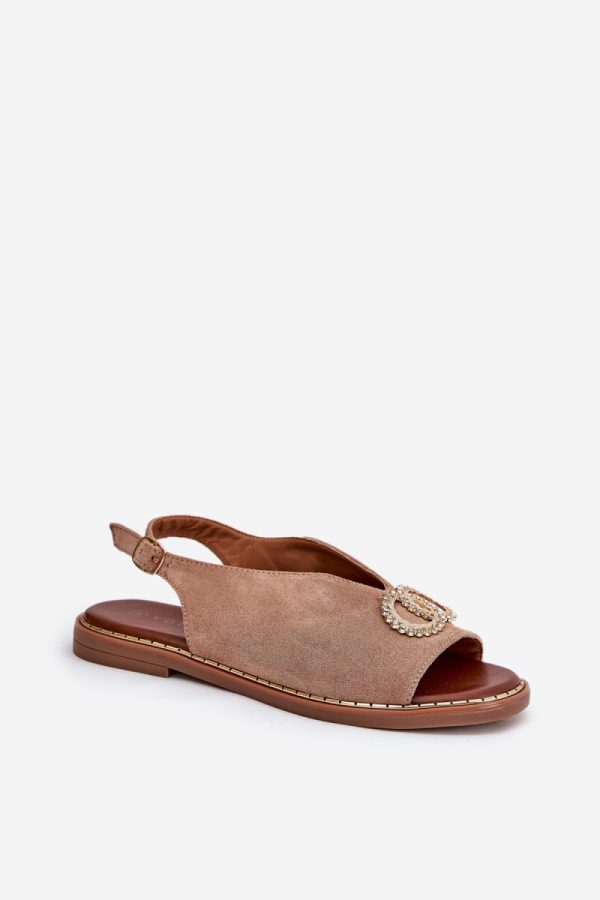beige Sandals model 210132 Step in style