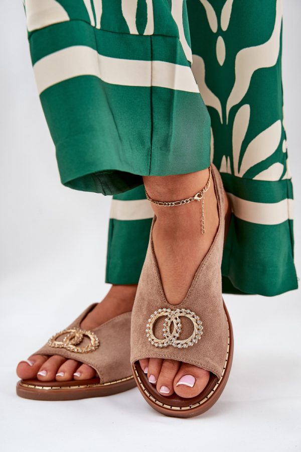 beige Sandals model 210132 Step in style