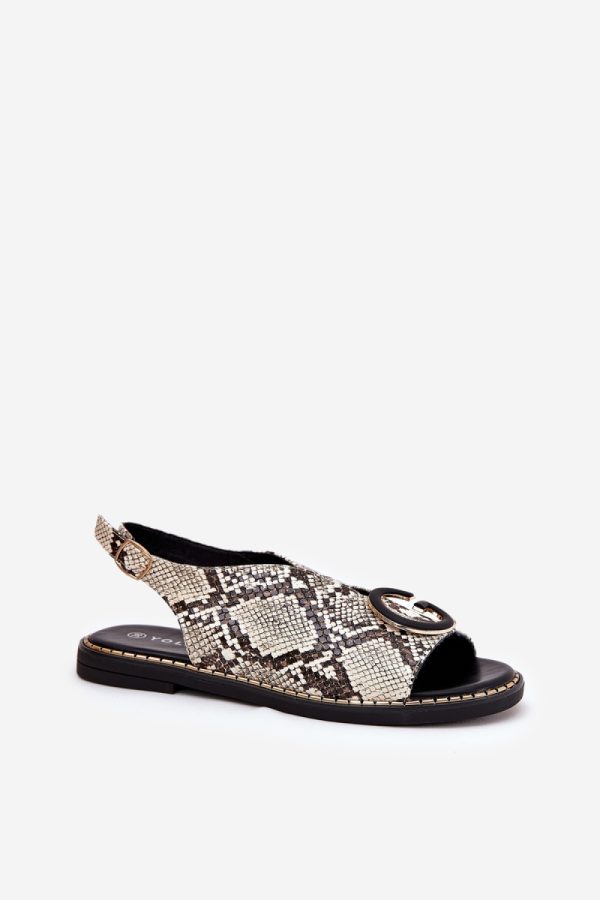 brown Sandals model 210139 Step in style