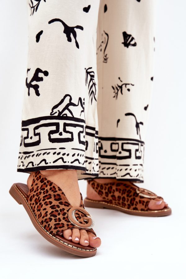 brown Sandals model 210140 Step in style