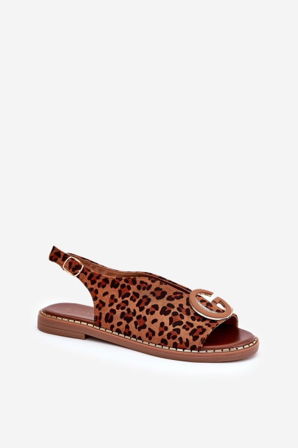 brown Sandals model 210140 Step in style