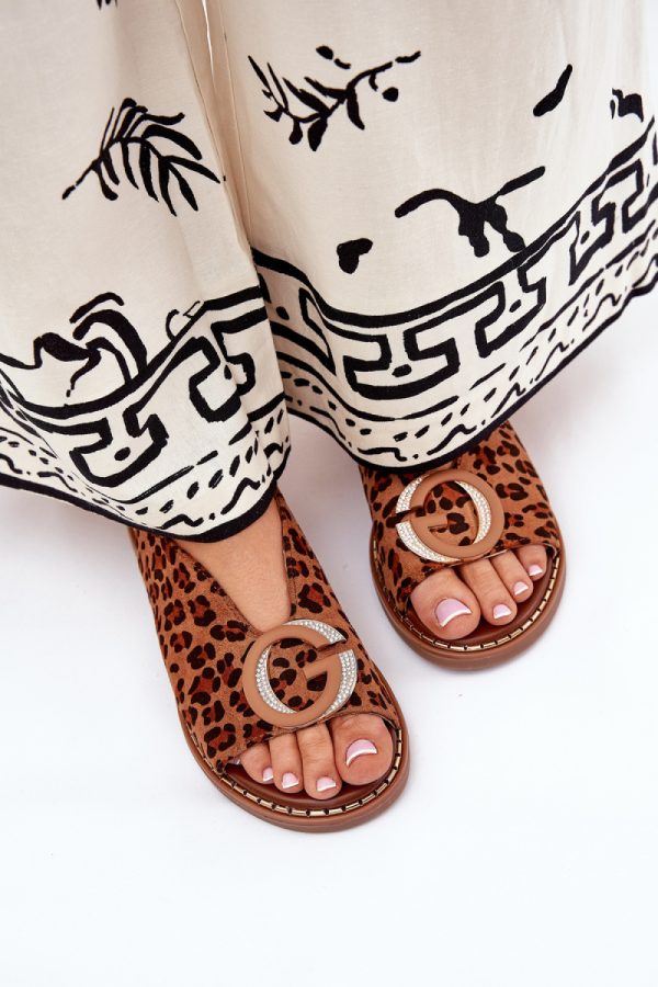 brown Sandals model 210140 Step in style
