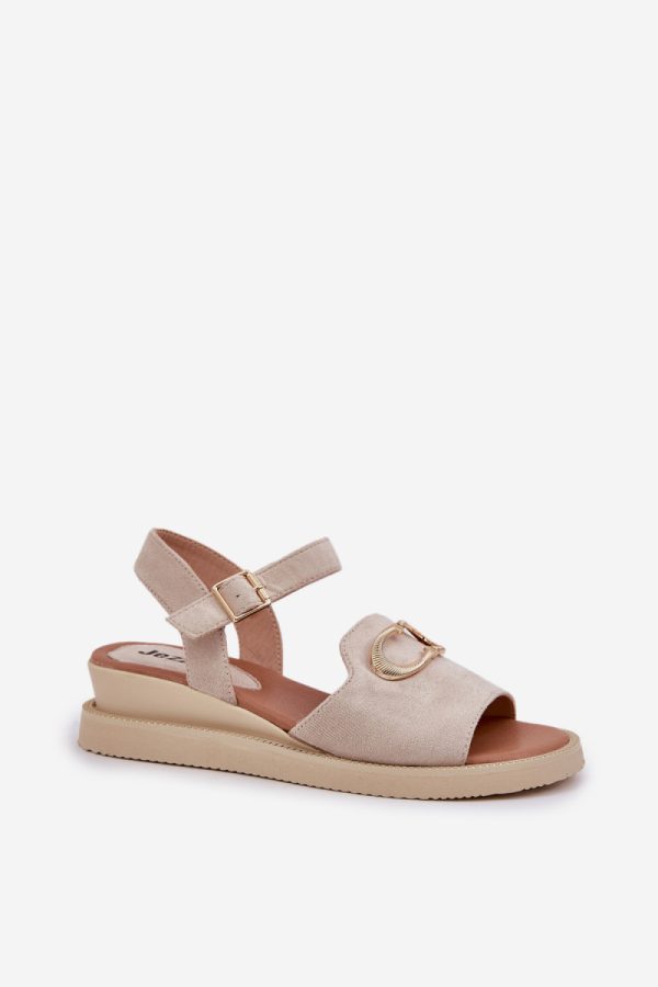 beige Sandals model 210146 Step in style