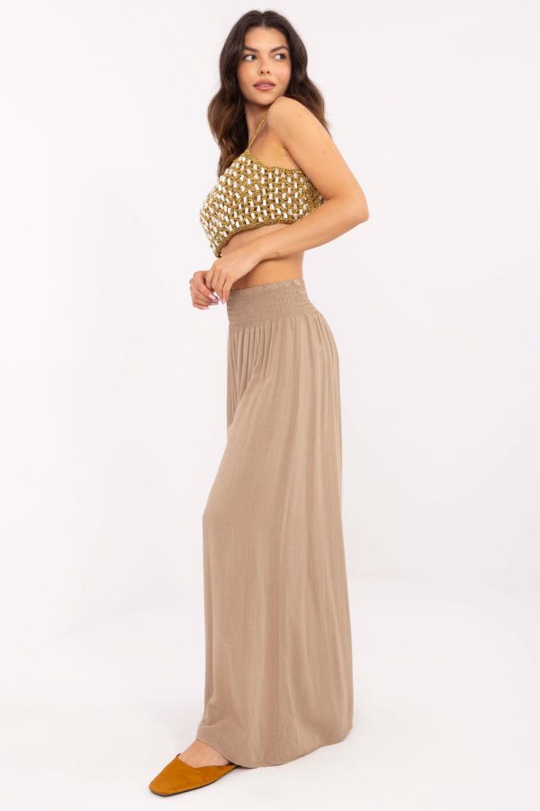 Brown Women Trousers in Pants, Trousers, Shorts with Viscose