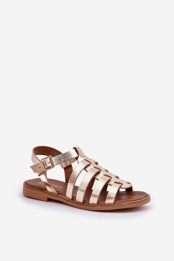 yellow Sandals model 210713 Step in style