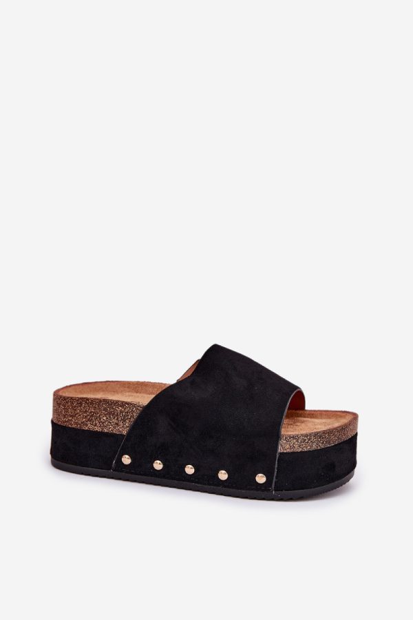 Black Flip-flops in Sandals & Flip-Flops For Women with Fabric, Footbed and Platform Height