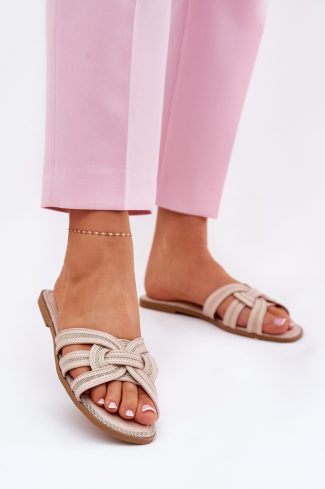 beige Flip-flops model 210777 Step in style