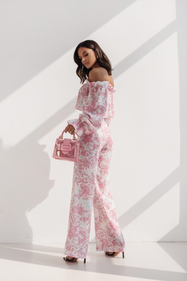 Multicolor Set in Pants, Trousers, Shorts with Len and Viscose