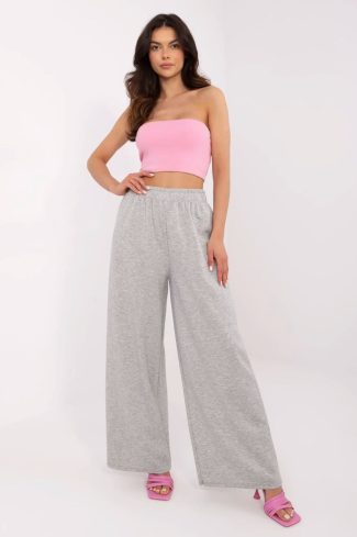 Grey Tracksuit Trousers in Pants, Trousers, Shorts with Spandex and Viscose