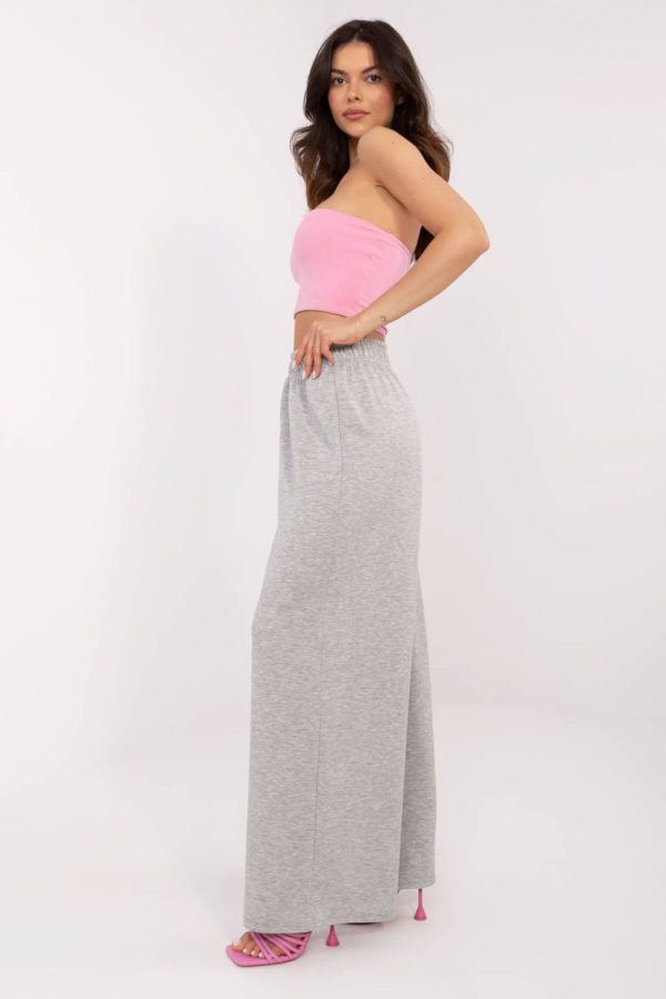 Grey Tracksuit Trousers in Pants, Trousers, Shorts with Spandex and Viscose