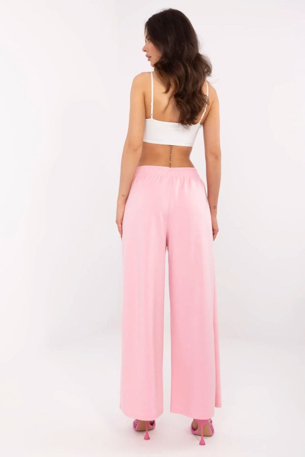 Pink Tracksuit Trousers in Pants, Trousers, Shorts with Spandex and Viscose