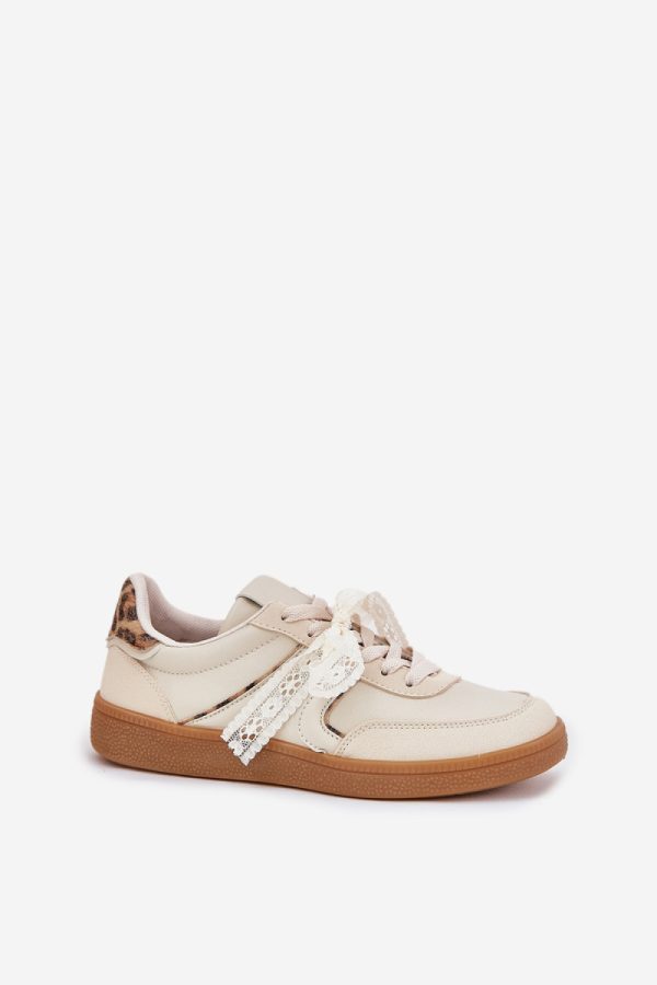 beige Sport Shoes model 210999 Step in style
