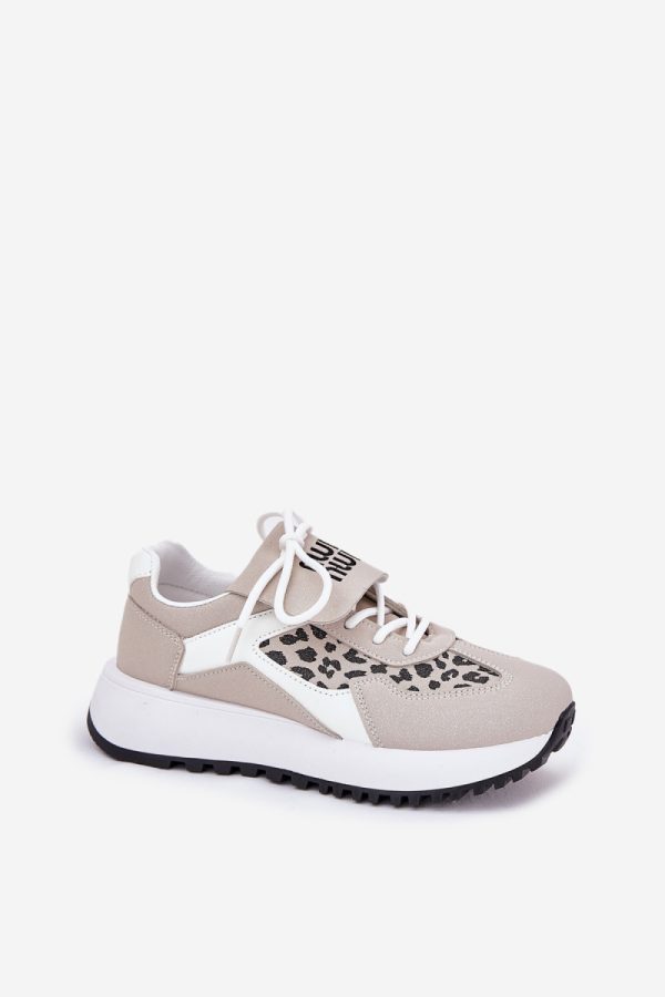 white Platform sneakers model 211007 Step in style