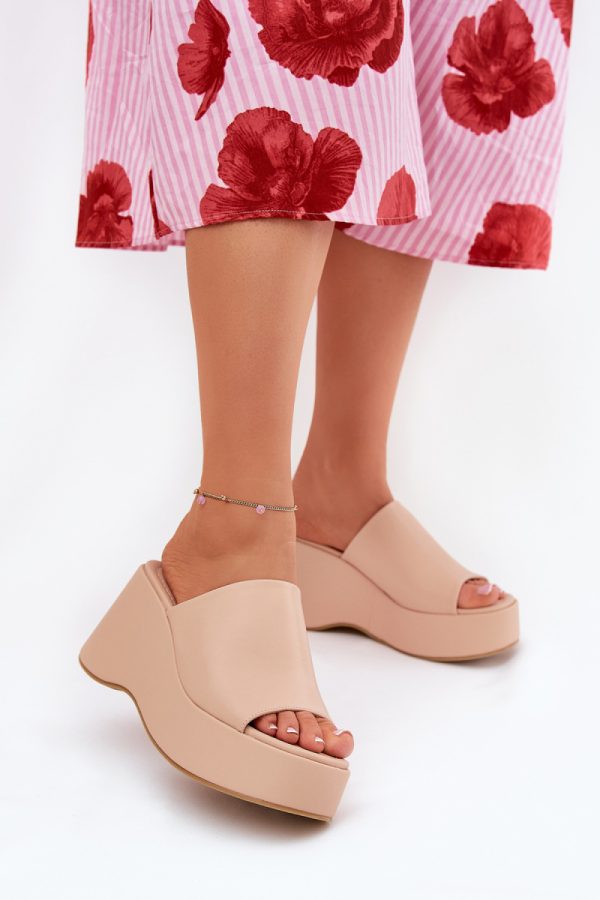 beige Buskin model 211012 Step in style