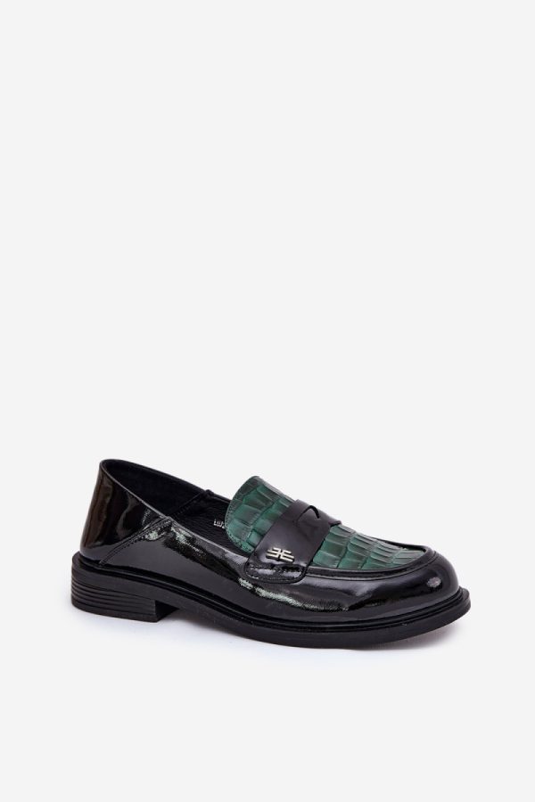 Black Mocassin in Moccasins, Loafers with Fabric, Footbed, Upper Height and Heel Height