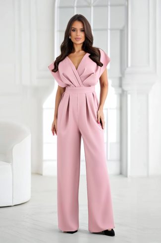 Pink Suit in Playsuits For Women with Spandex and Polyester