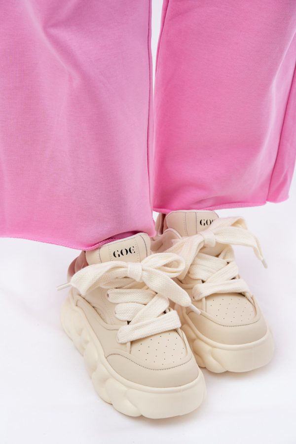 beige Sport Shoes model 211323 Step in style