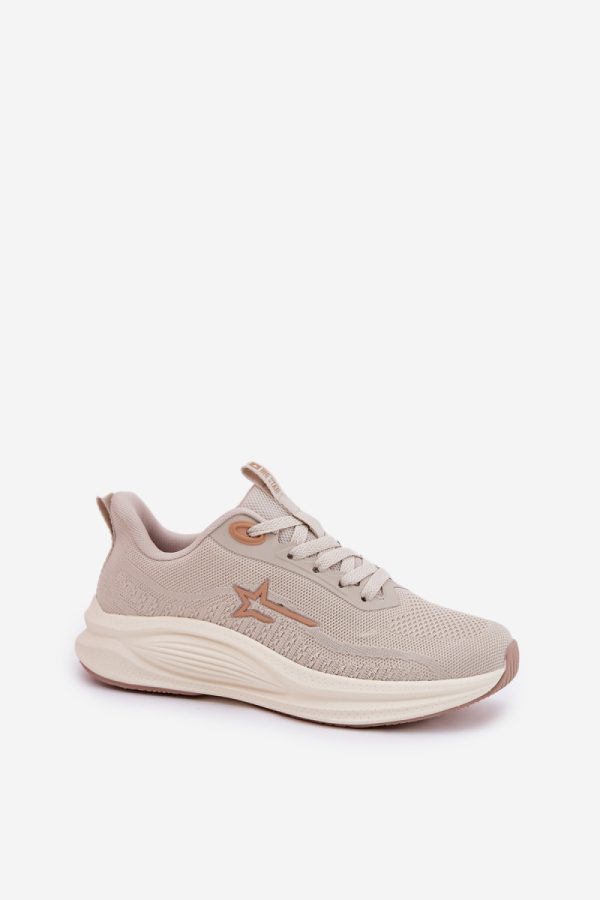 beige Platform sneakers model 211329 Step in style